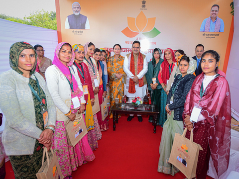 Rajsakhi SHG women at a Rajivika event